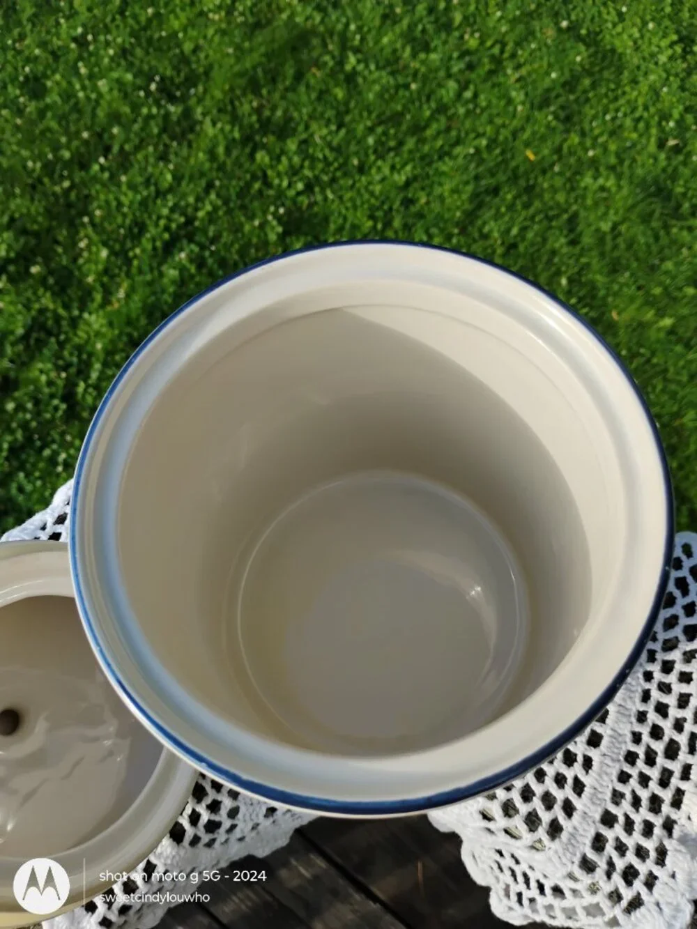Certified International stoneware canister